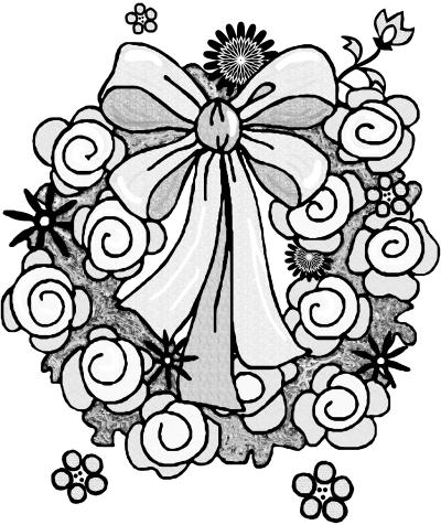 Bild mit Weidenkranz