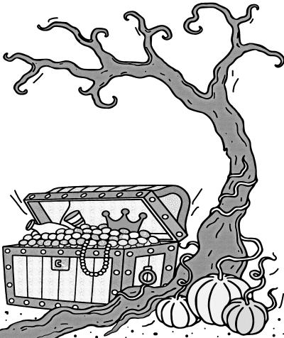 Schatzsuche im Wald